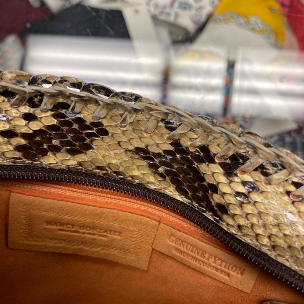 Nancy Gonzalez Python Clutch - image 4